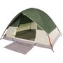 Voir la diapositive 5 : VIDAXL Tente de camping a dome 3 personne vert impermeable
