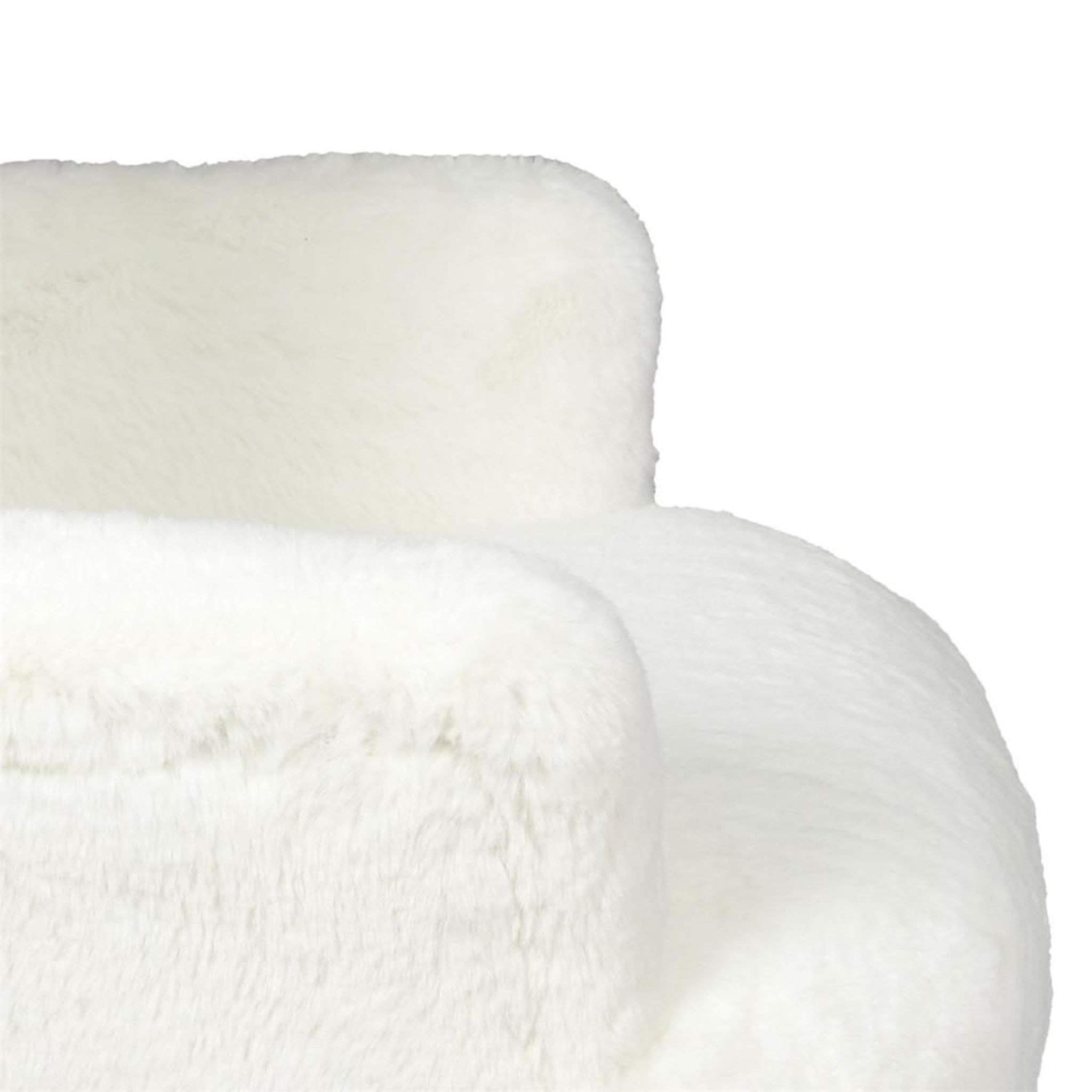 Voir la diapositive 6 : HOME DECO KIDS Fauteuil enfant imitation fourrure  helsinki  63cm blanc