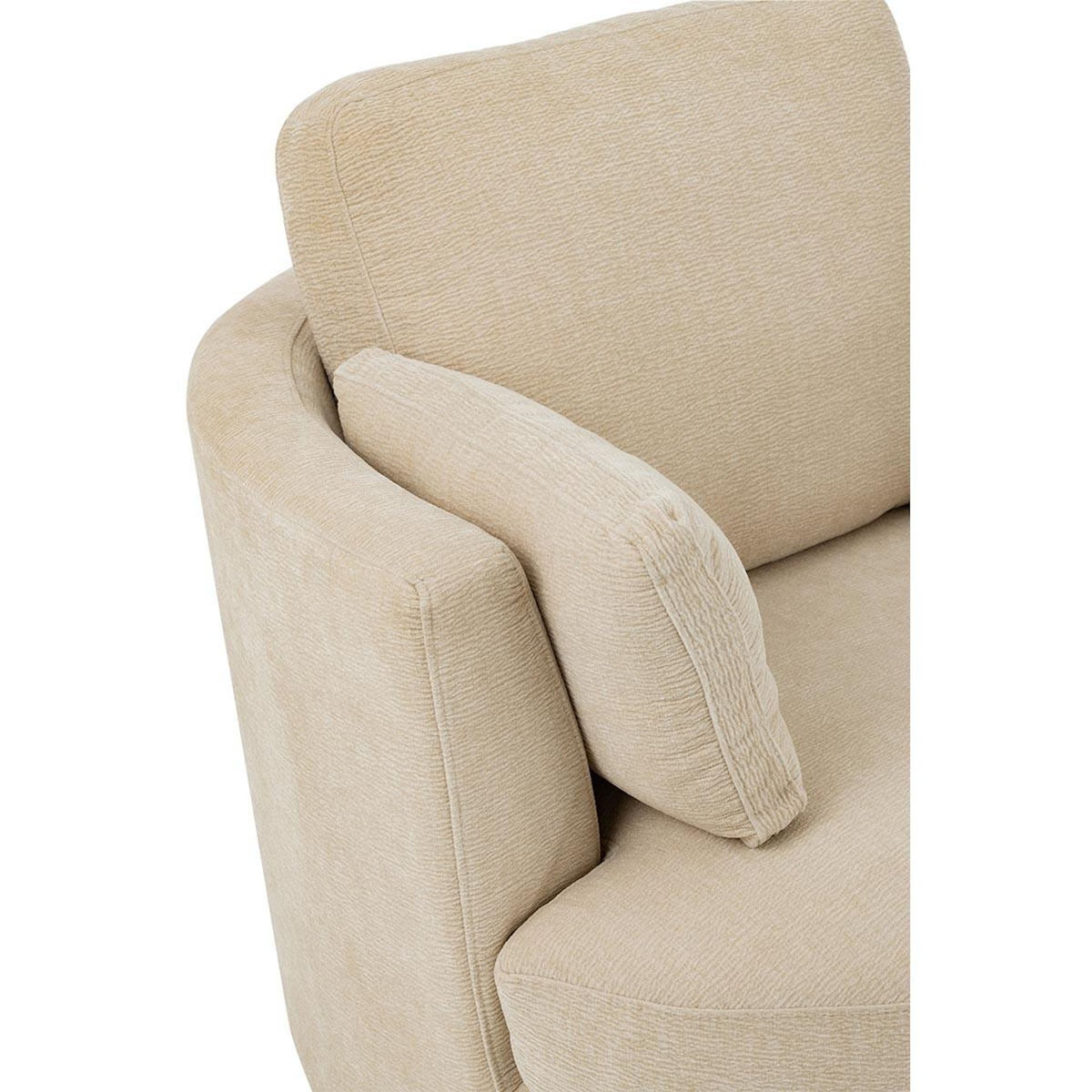 Paris Prix Fauteuil Pivotant  Swiv  109cm Beige Clair