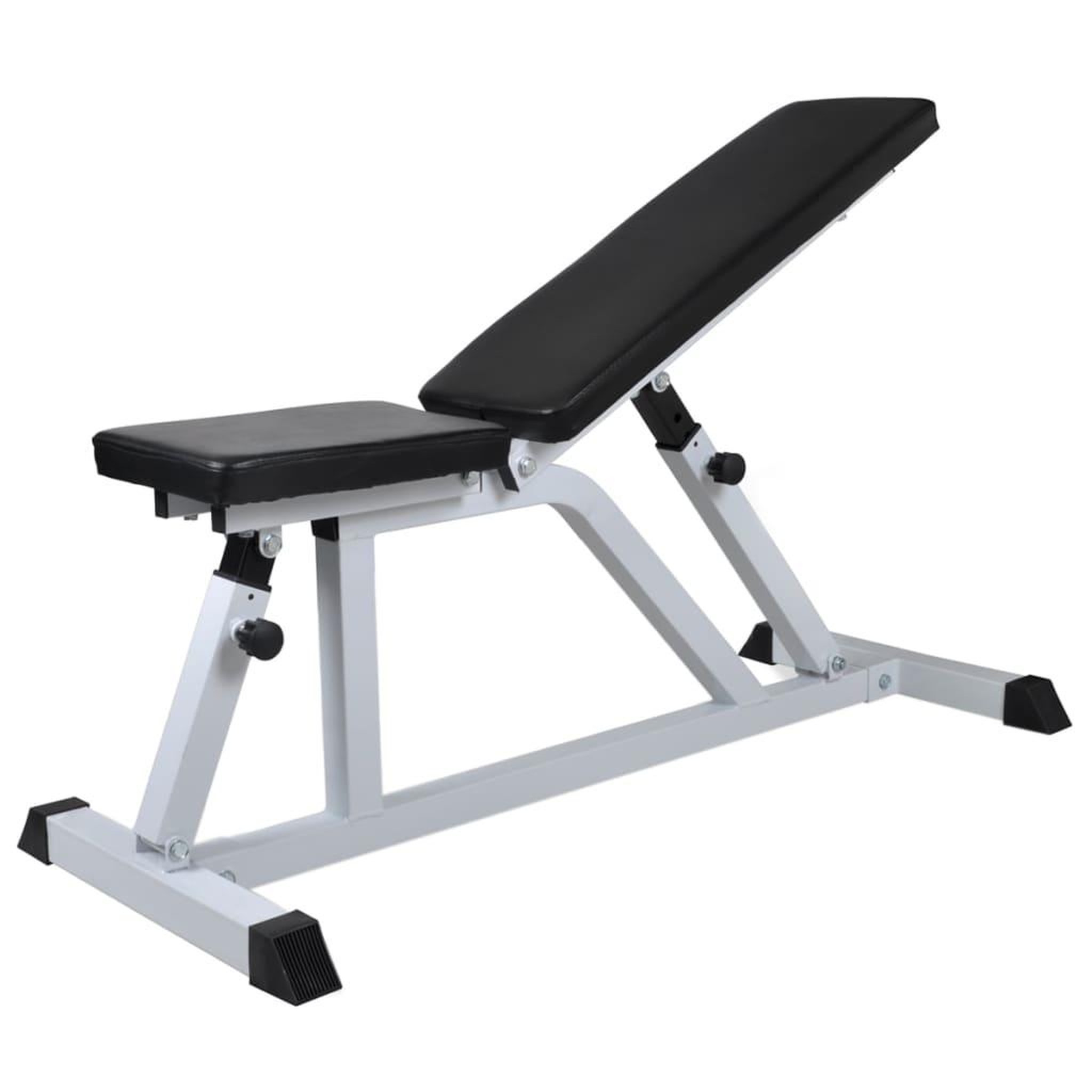Voir la diapositive 3 : VIDAXL Banc d'entraînement avec jeu d'halteres 60,5 kg