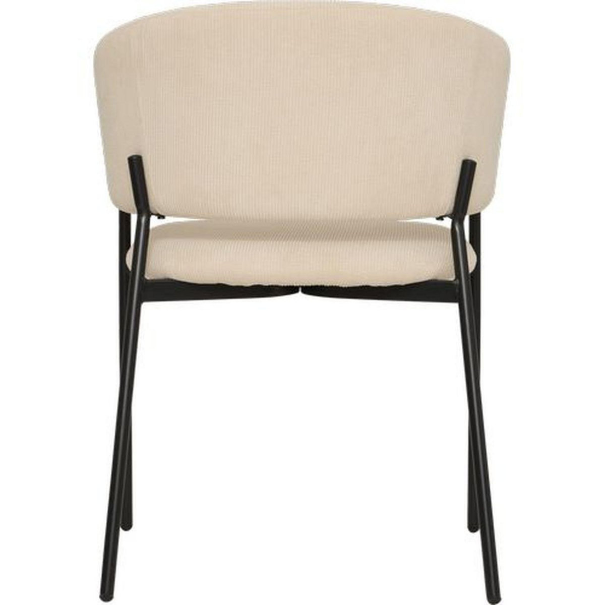 ATMOSPHERA Lot de 2 fauteuils à diner en velours SOLEA