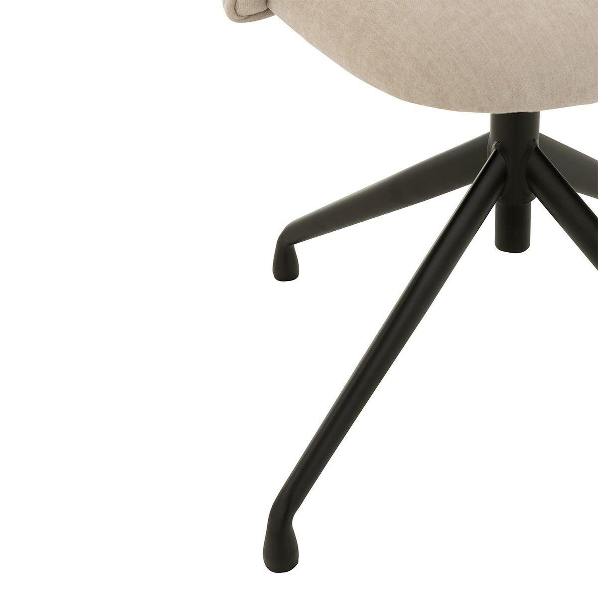 Voir la diapositive 5 : J-LINE Chaise pivotante design  gena  56cm beige