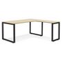 Voir la diapositive 4 : Paris Prix Bureau d'Angle Design  Abigano  170cm Naturel & Noir