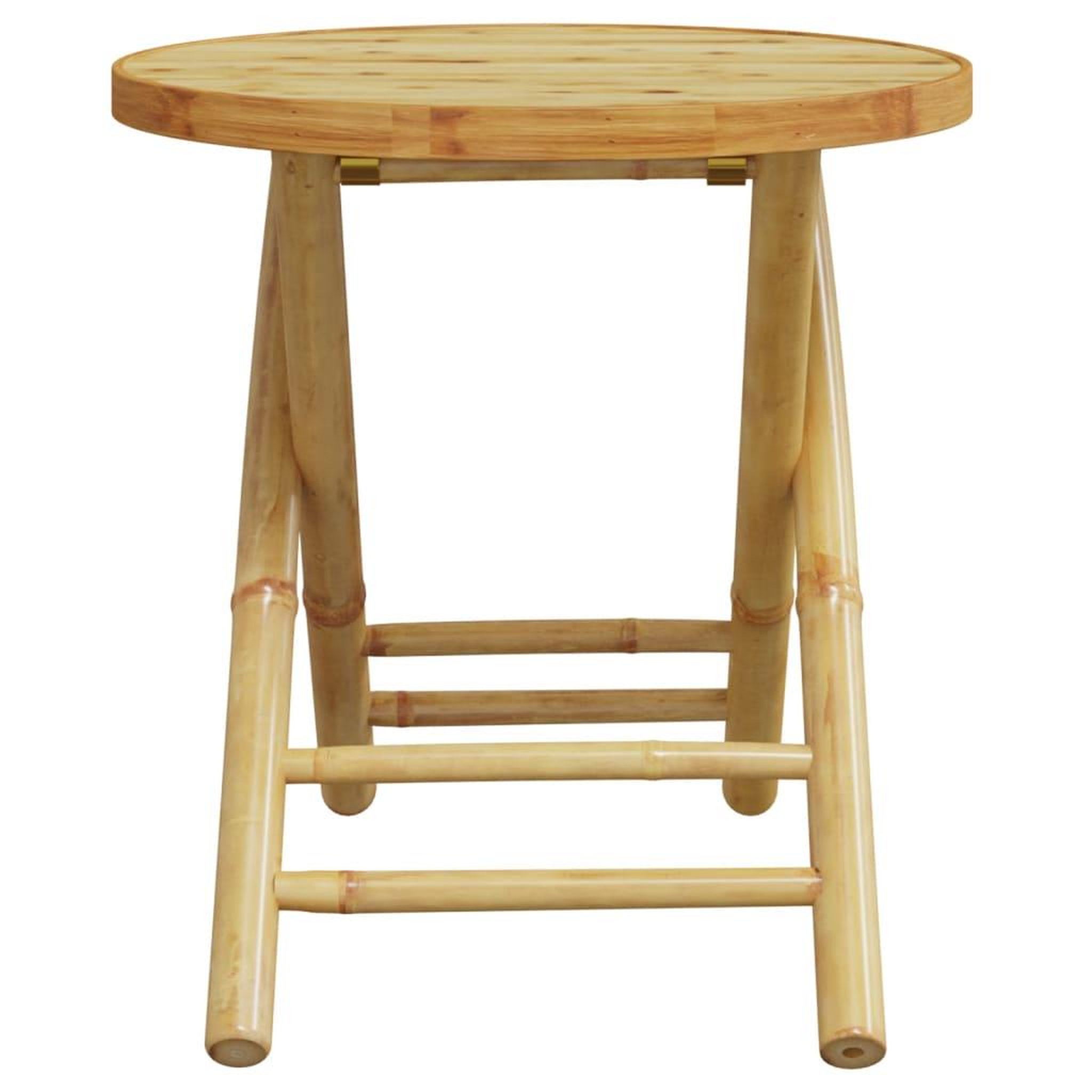 Voir la diapositive 4 : VIDAXL Table de jardin pliable Ø45x45 cm bambou