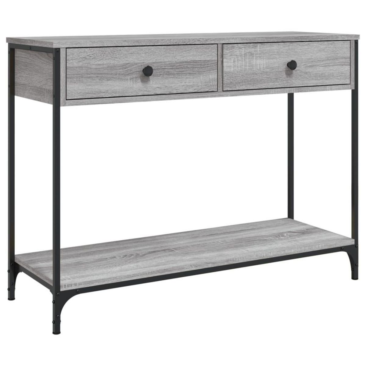 VIDAXL Table console sonoma gris 100x34,5x75 cm bois d'ingenierie