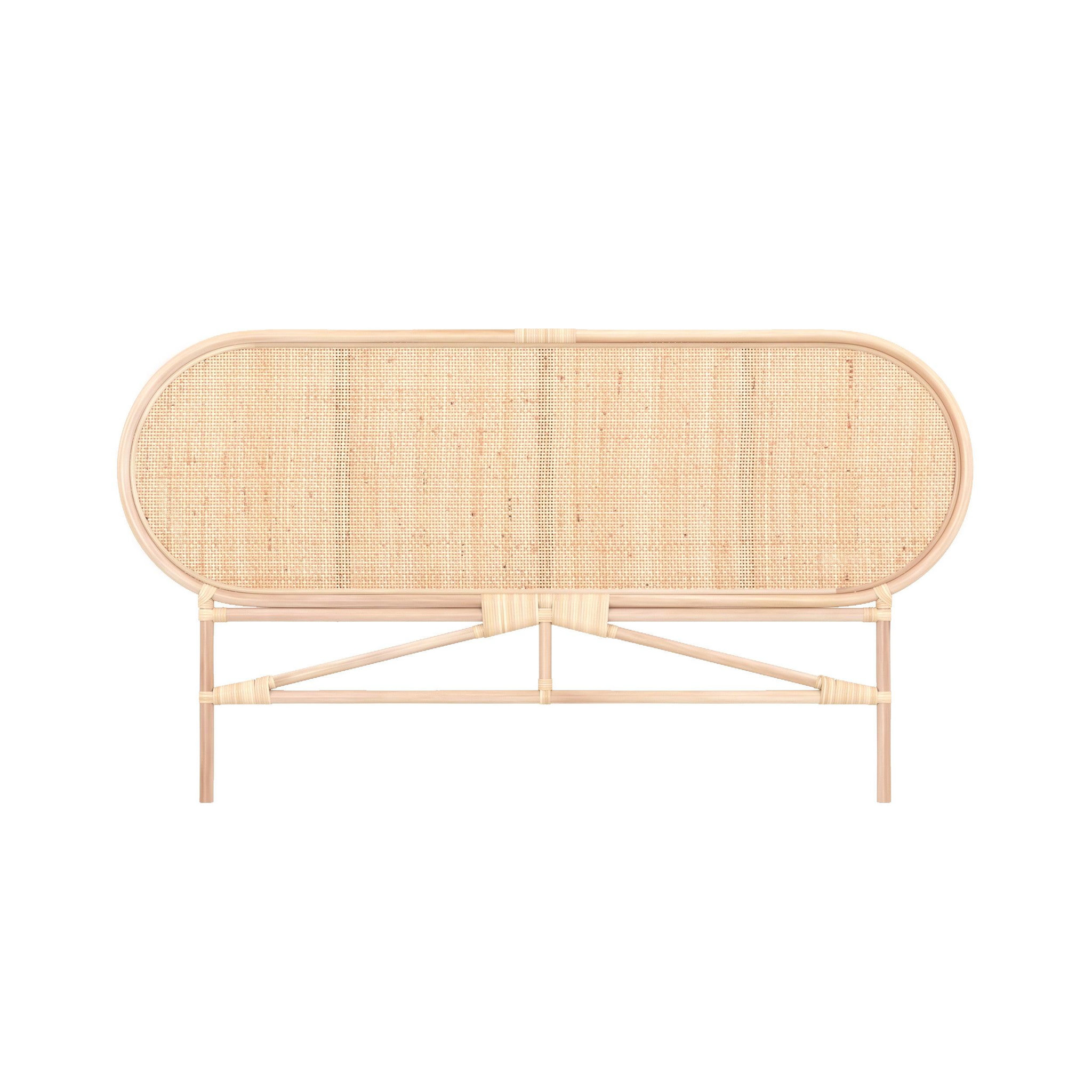 MAISON PAVANE Tête de lit en rotin naturel 140 cm-navahino