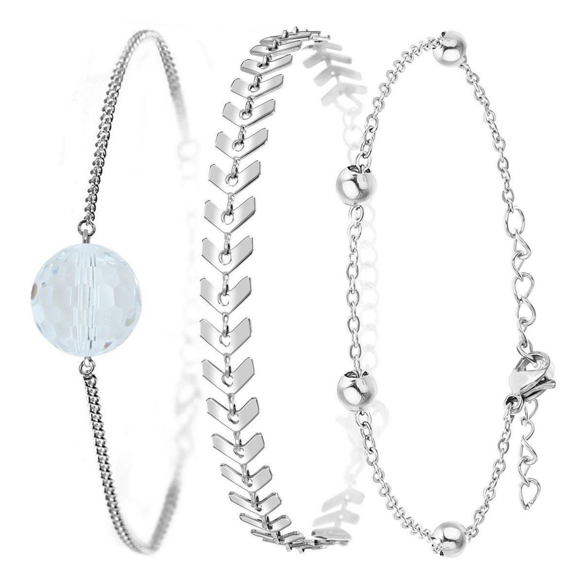 SC CRYSTAL Set de 3 bracelets par SC Crystal®