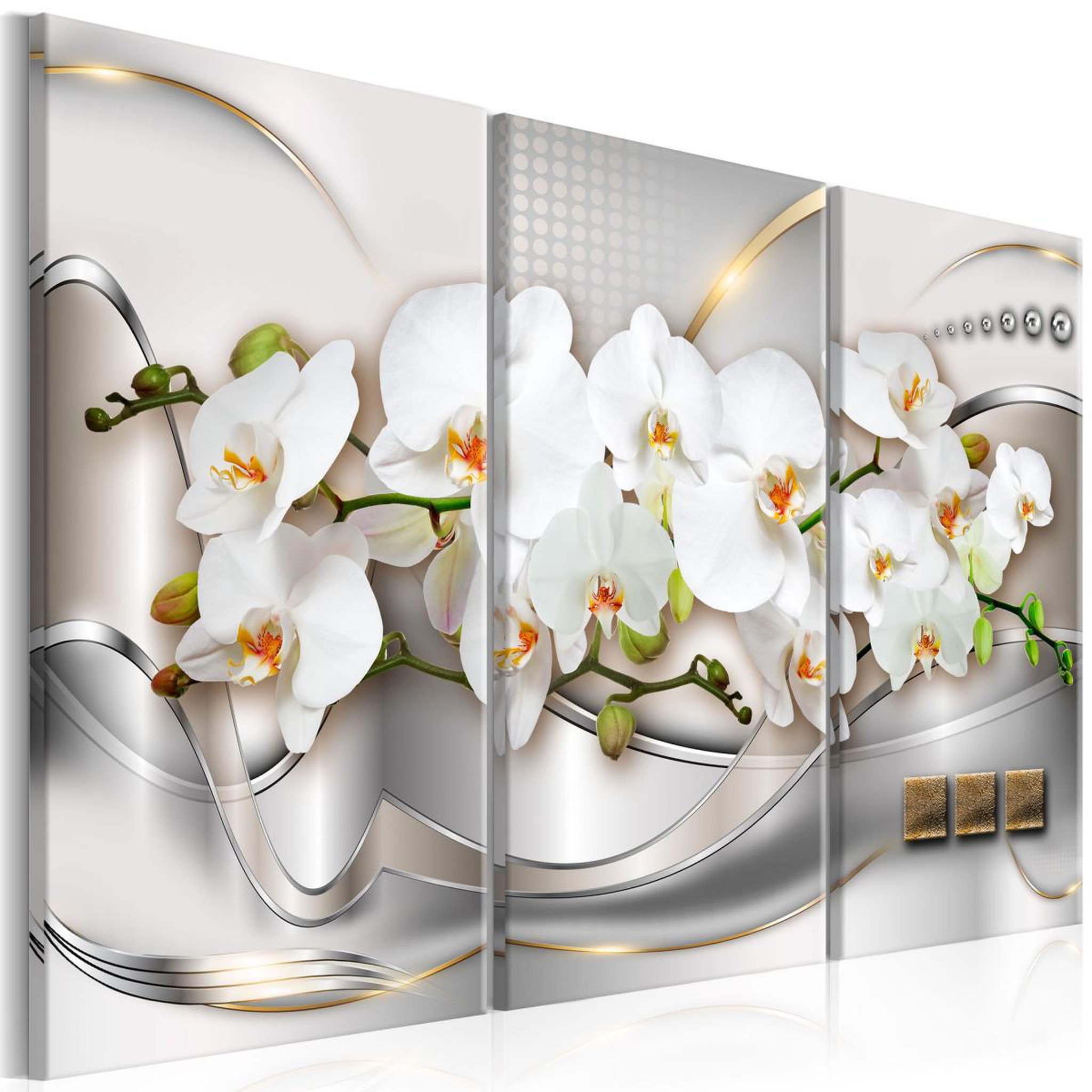 Voir la diapositive 1 : Paris Prix Tableau Imprimé  Blooming Orchids I