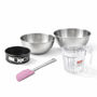 Voir la diapositive 1 : ZENKER Set de 5 ustensiles de pâtisserie moule à gâteaux bol spatule pâtisserie et verre doseur Spécial mini Spécial mini Zenker  Spécial mini