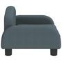 Voir la diapositive 4 : VIDAXL Canape pour enfants gris fonce 50x40x30 cm tissu