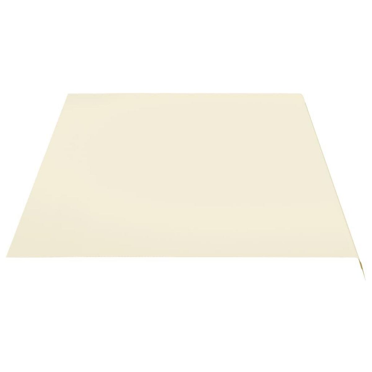 VIDAXL Tissu de remplacement pour auvent Creme 5x3,5 m