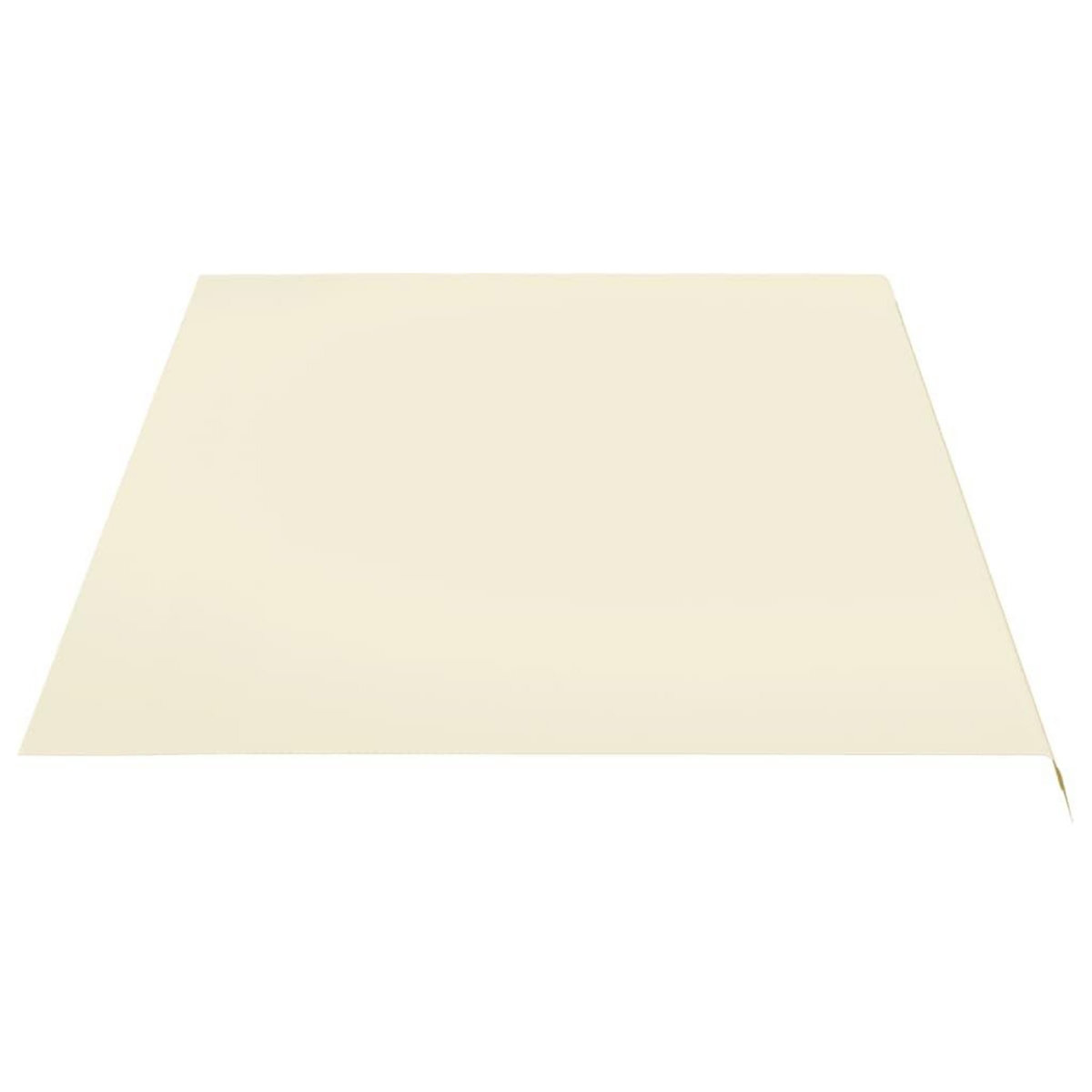VIDAXL Tissu de remplacement pour auvent Creme 5x3,5 m