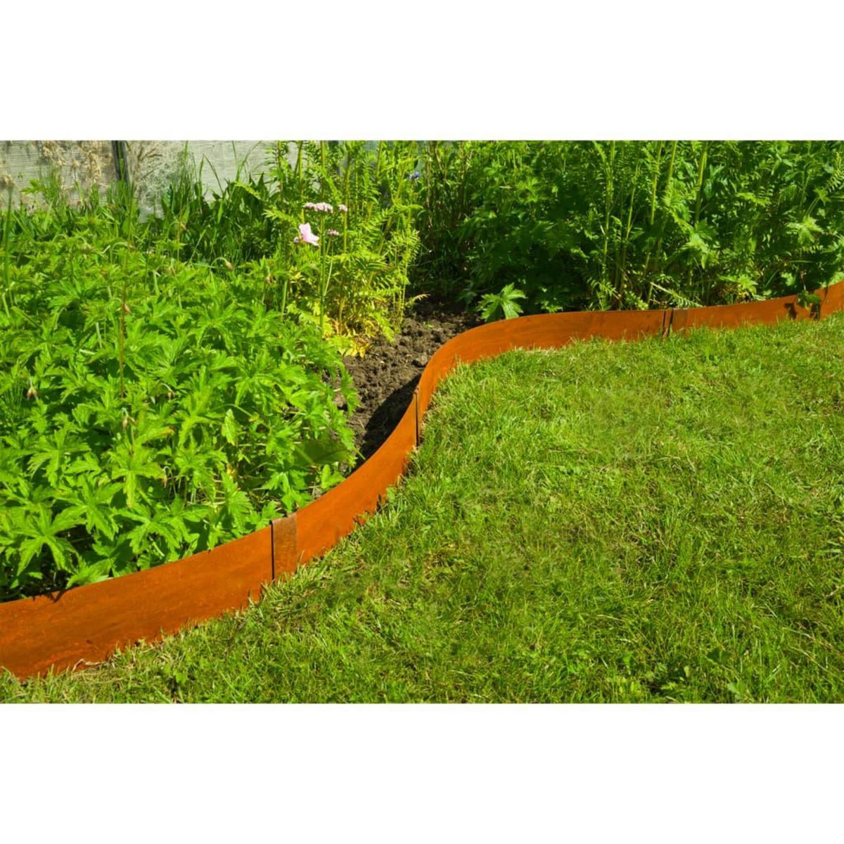 NATURE Nature Bordures de jardin 3 pcs 91,4x10,2 cm acier corten