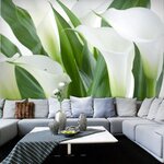 Paris Prix Papier Peint  Bouquet de Fleurs Callas. Coloris disponibles : Multicolore