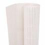 Voir la diapositive 2 : VIDAXL Cloture de jardin double face 90x400 cm Blanc