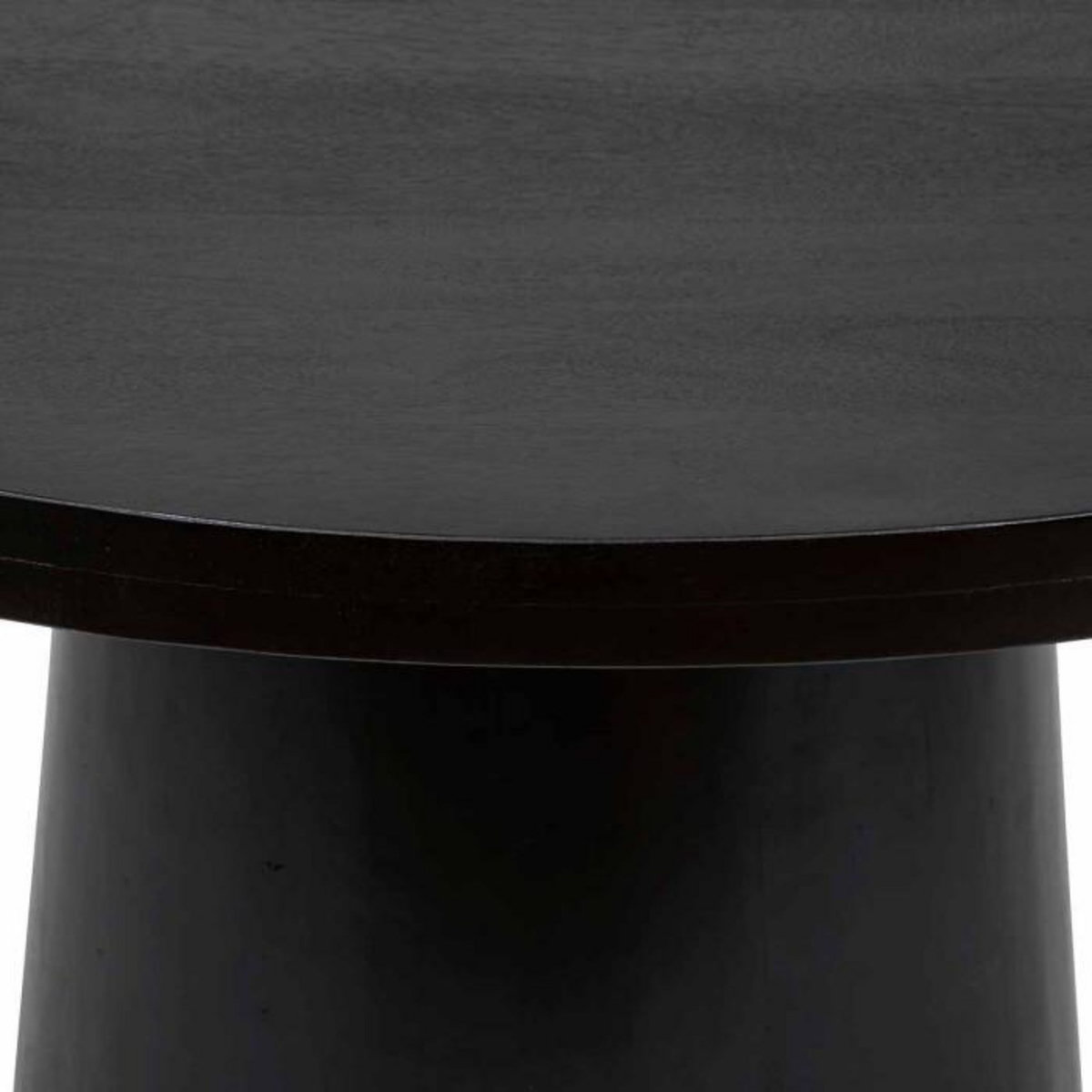 ATMOSPHERA Table à Manger en Bois  Boki  120cm Noir