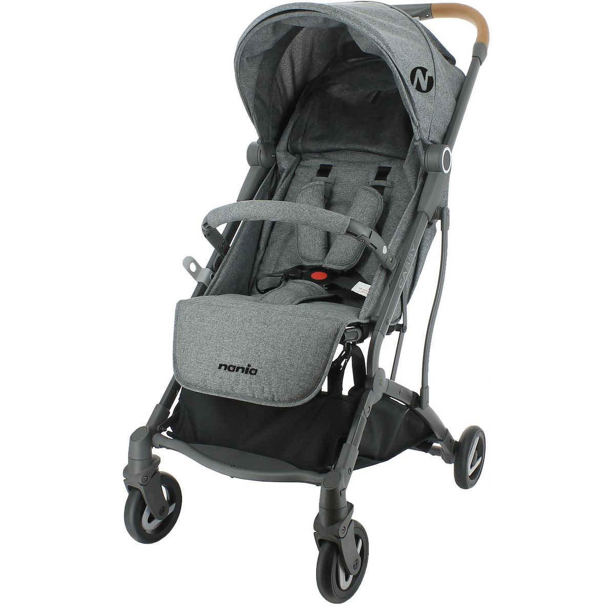 NANIA Poussette compacte multipostions CASSY + habillage pluie