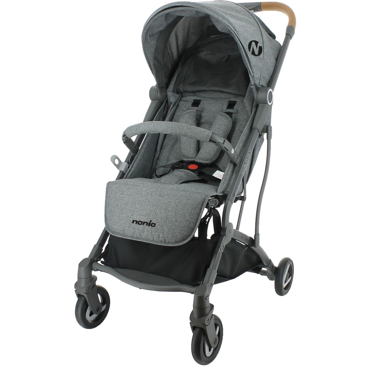 NANIA Poussette compacte multipostions CASSY + habillage pluie