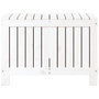 Voir la diapositive 5 : VIDAXL Boîte de rangement de jardin Blanc 76x42,5x54 cm Bois de pin