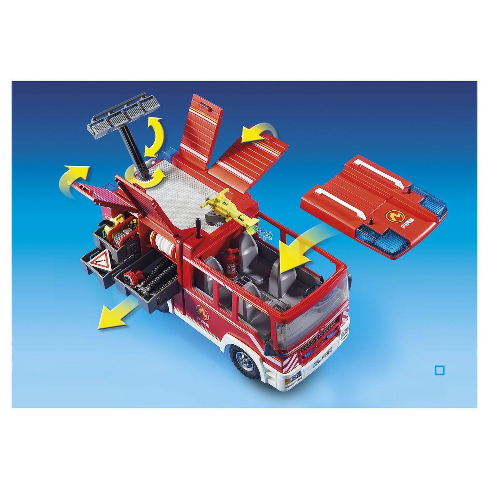 Voir la diapositive 5 : PLAYMOBIL 9464 - City Action - Fourgon d'intervention des pompiers