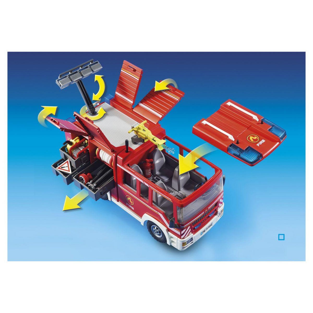 PLAYMOBIL 9464 - City Action - Fourgon d'intervention des pompiers