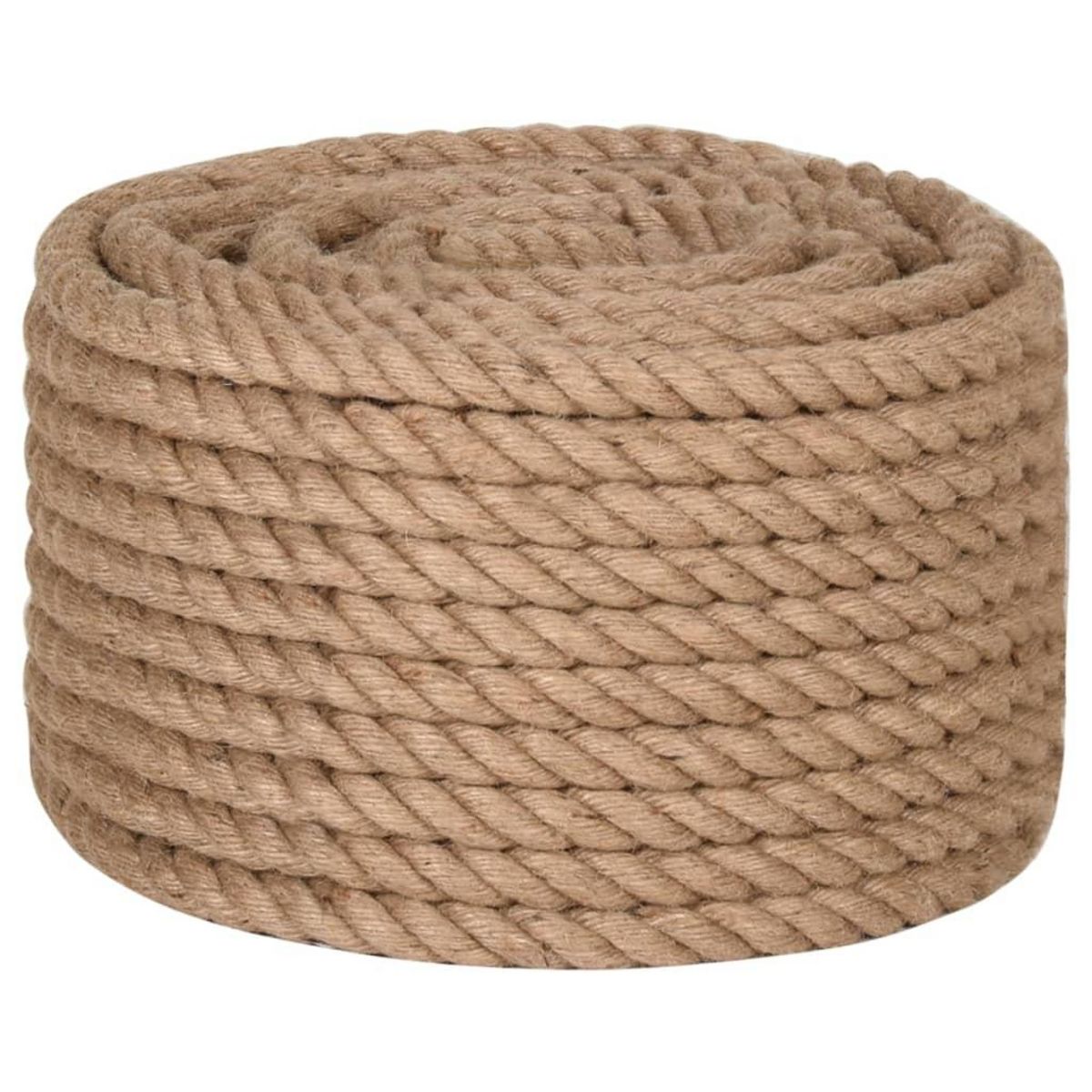 VIDAXL Corde de jute 50 m de long 16 mm d'epaisseur