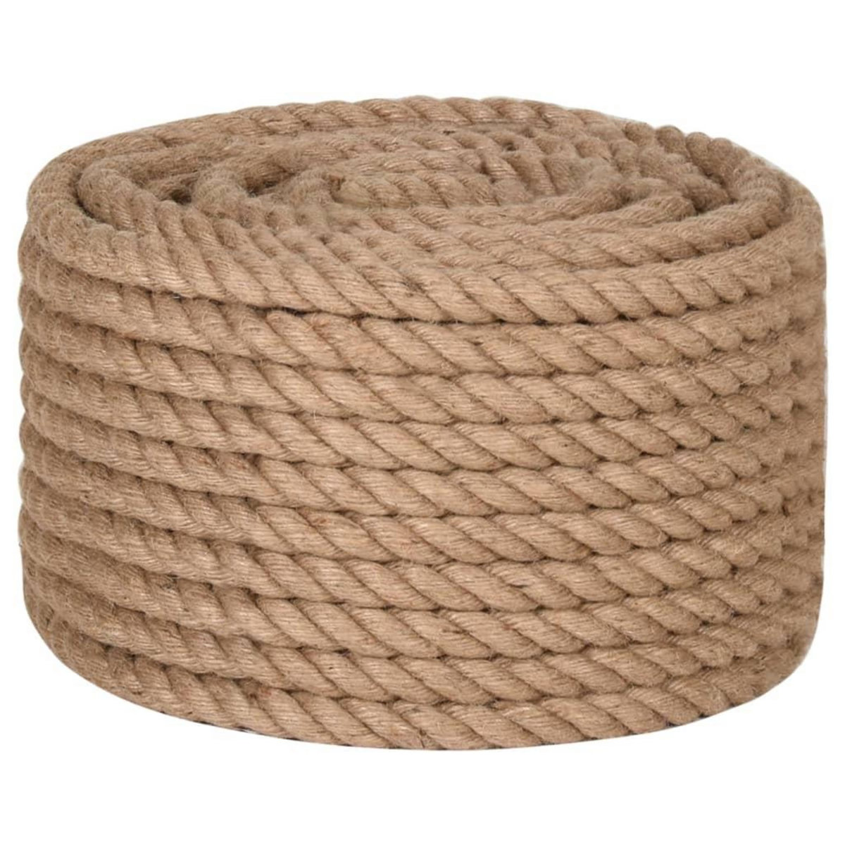 VIDAXL Corde de jute 50 m de long 16 mm d'epaisseur