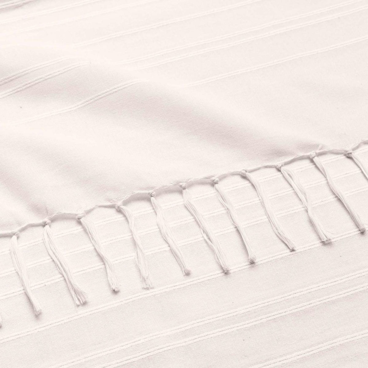 Paris Prix Plaid à Franges  Lilia  220x240cm Naturel