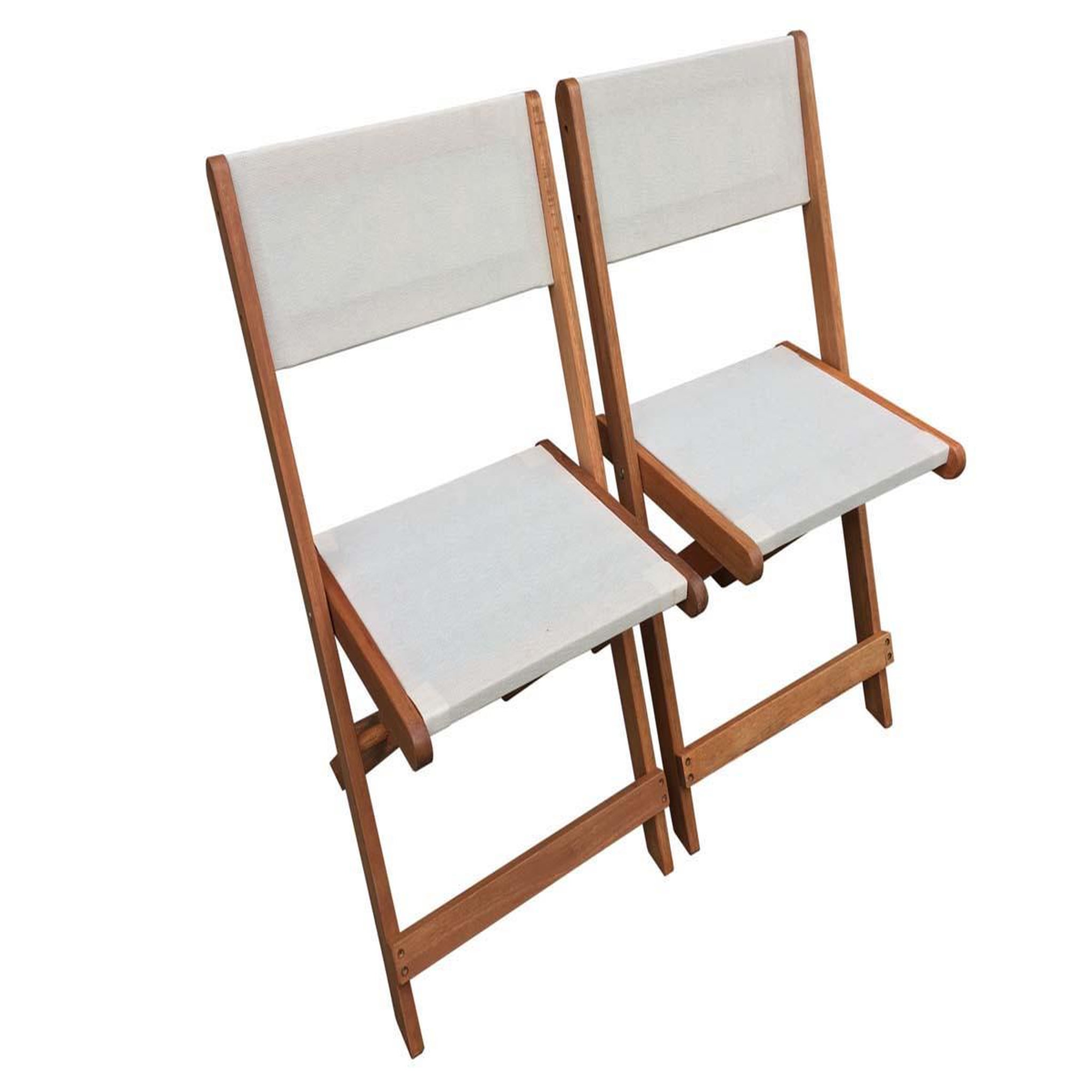 Voir la diapositive 4 : Habitat et Jardin Table et chaises de jardin en bois exotique   séoul  - 1 table + 6 chaises - maple - beige