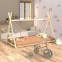Voir la diapositive 2 : Lit cabane enfant  90 x 190 cm avec sommier APACHE