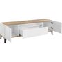 Voir la diapositive 3 : Meuble TV moderne 1 porte 1 tiroir L160cm BARI