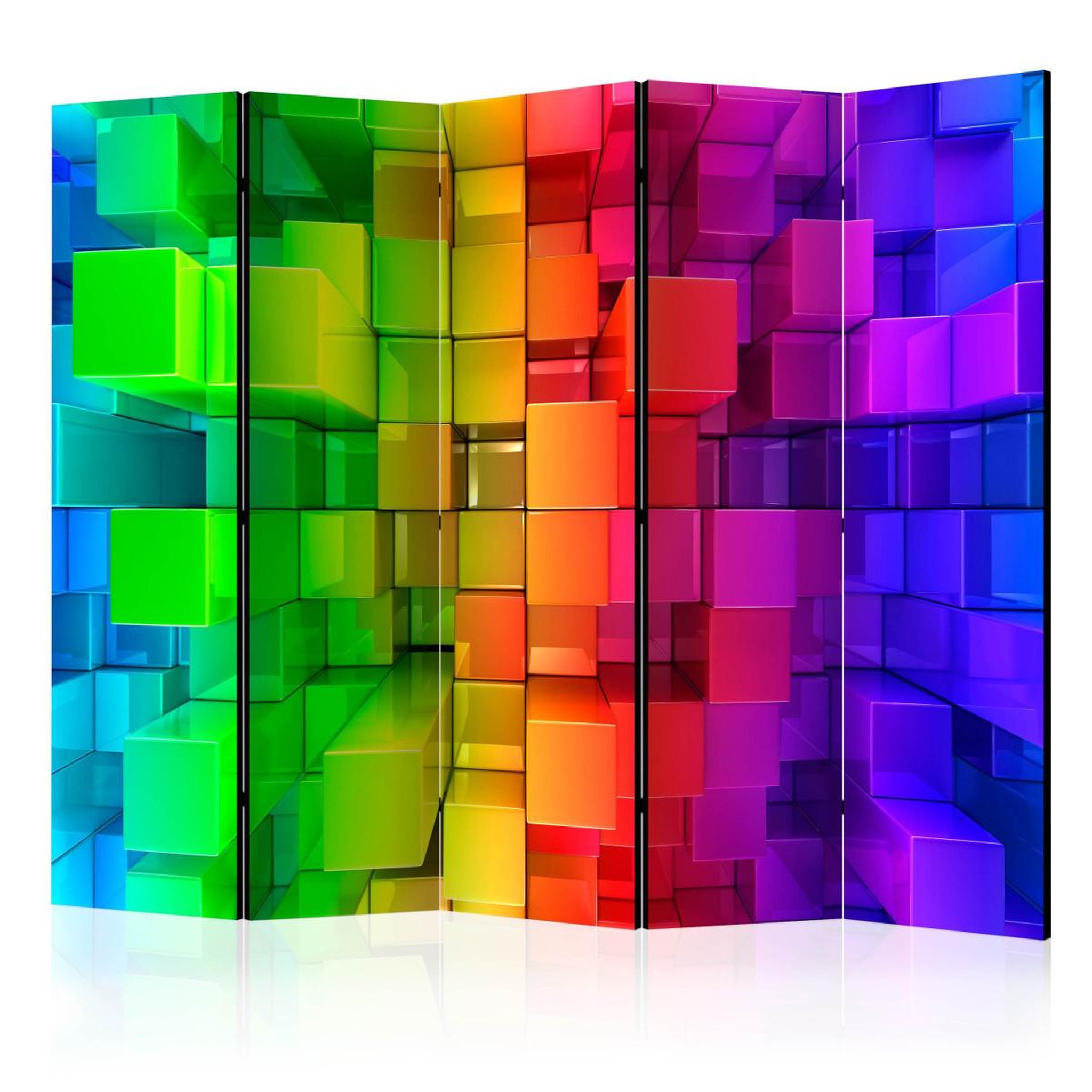 Paris Prix Paravent 5 volets  colour jigsaw  172x225cm