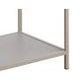 Voir la diapositive 6 : LISA DESIGN Anthea - étagère filaire métal avec plaquage en effet bois blanchi - avec tiroirs - 77 cm - gris