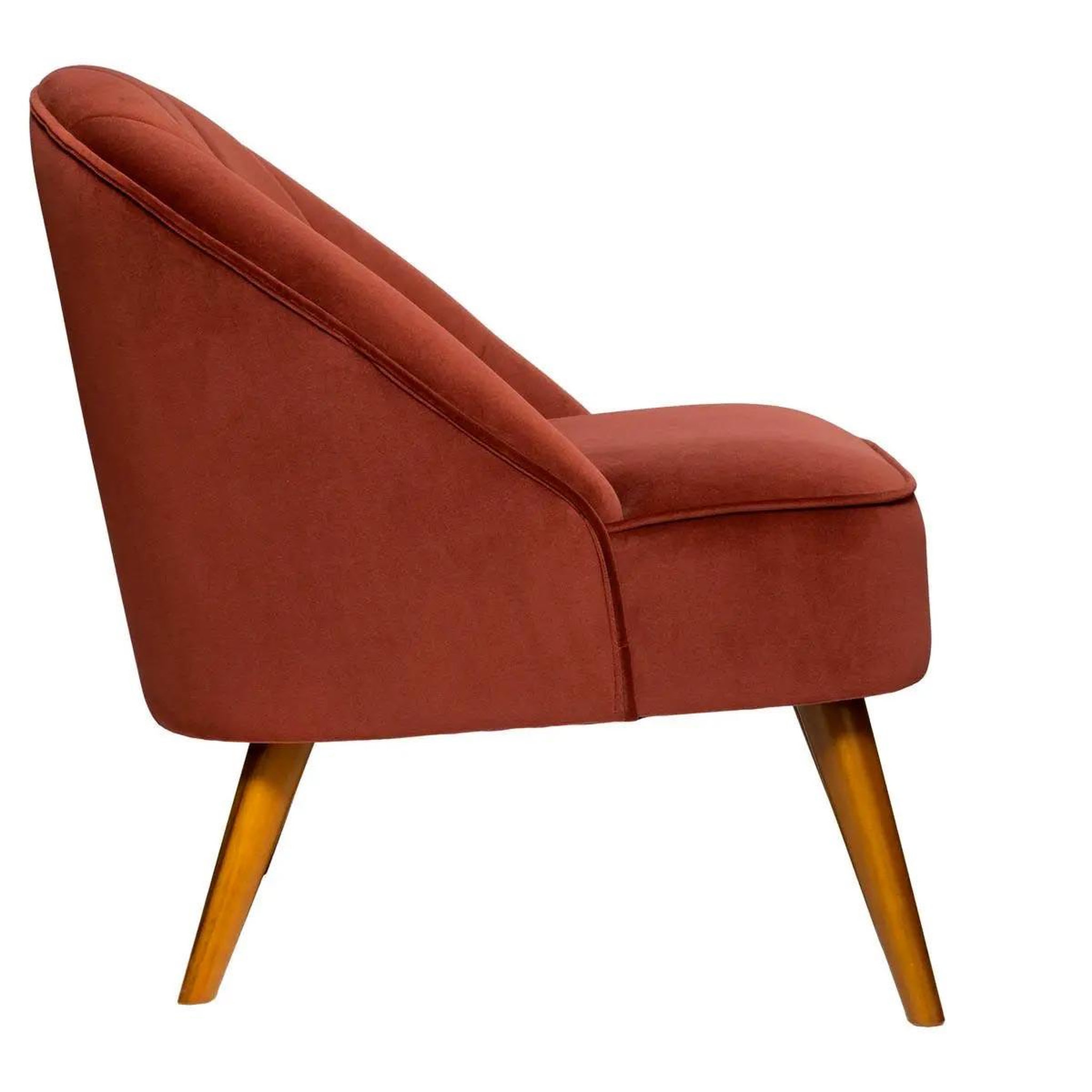 Voir la diapositive 2 : ATMOSPHERA Fauteuil Scandinave  Naova  78cm Terracotta