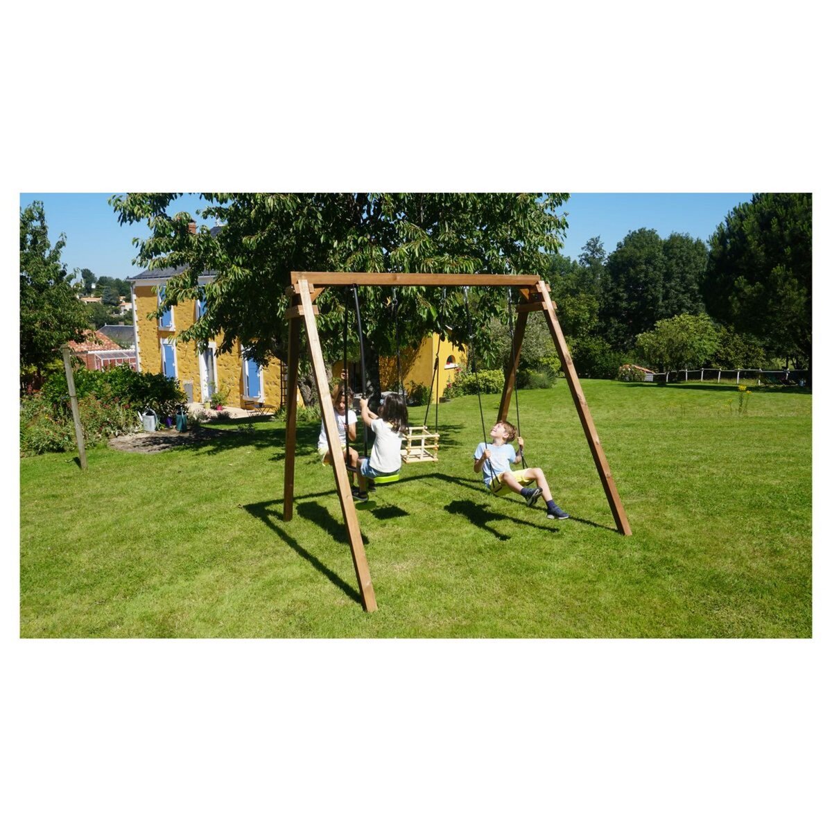 Soulet Portique balançoire - Bois - H2.24m - PIERRE 