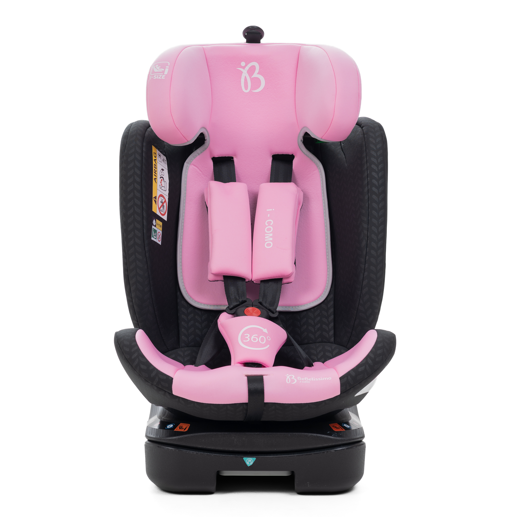 Voir la diapositive 4 : BEBELISSIMO Siège auto isofix - pivontant 360 ° - 40-150 cm -  0-36kg  i- como