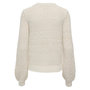 Voir la diapositive 2 : JACQUELINE DE YONG Pull Écru Femme JDY Marceline