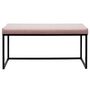 Voir la diapositive 2 : Paris Prix Banc Design  Giulia  100cm Rose