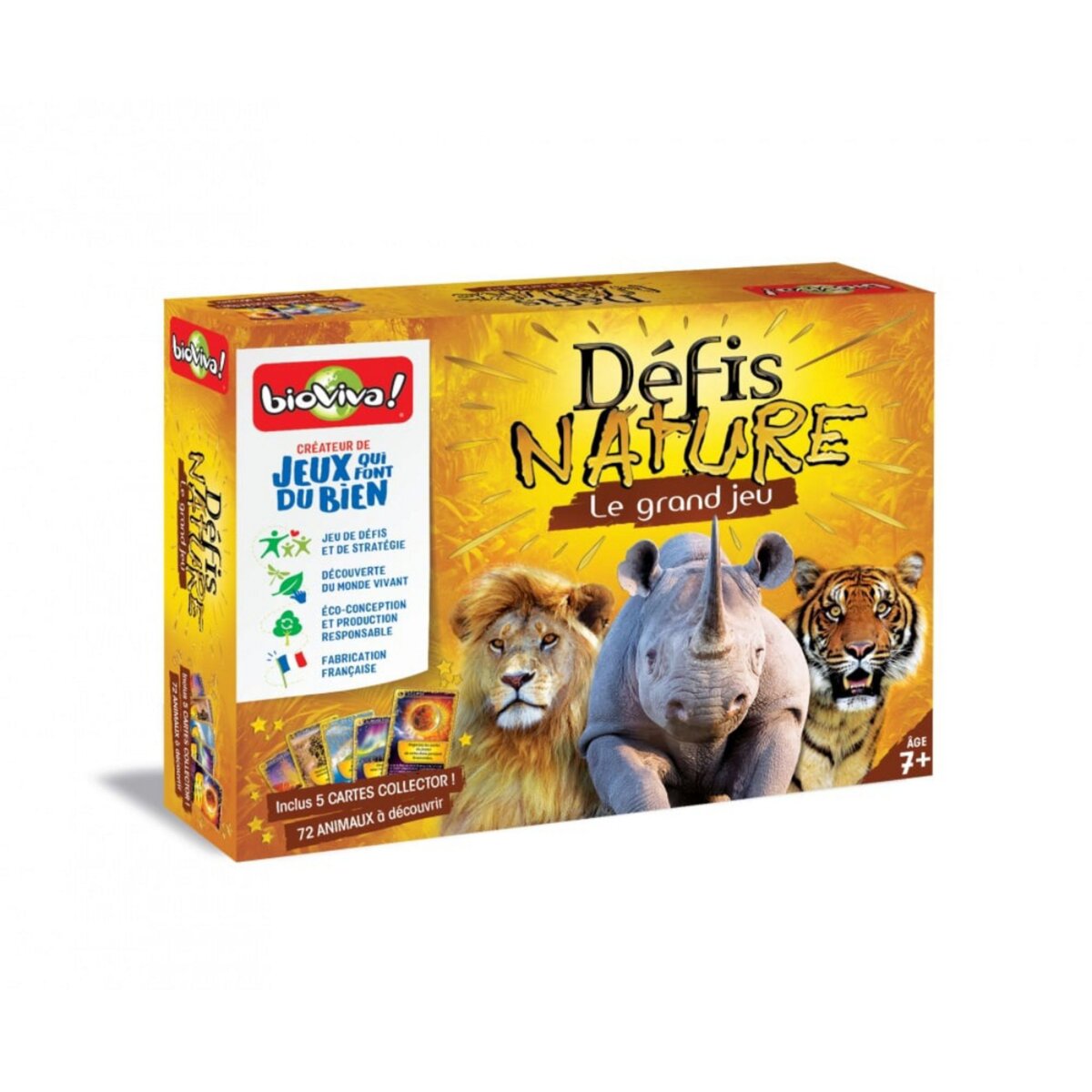 BIOVIVA Jeu Défis Nature - Le grand jeu + Cartes collector