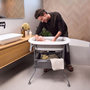 Voir la diapositive 2 : KINDERKRAFT Baignoire avec table à langer sur structure BUBBLY
