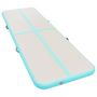 Voir la diapositive 2 : VIDAXL Tapis gonflable de gymnastique avec pompe 500x100x10cm PVC Vert