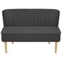 Voir la diapositive 2 : VIDAXL Canape 117x55,5x77 cm Tissu Gris fonce