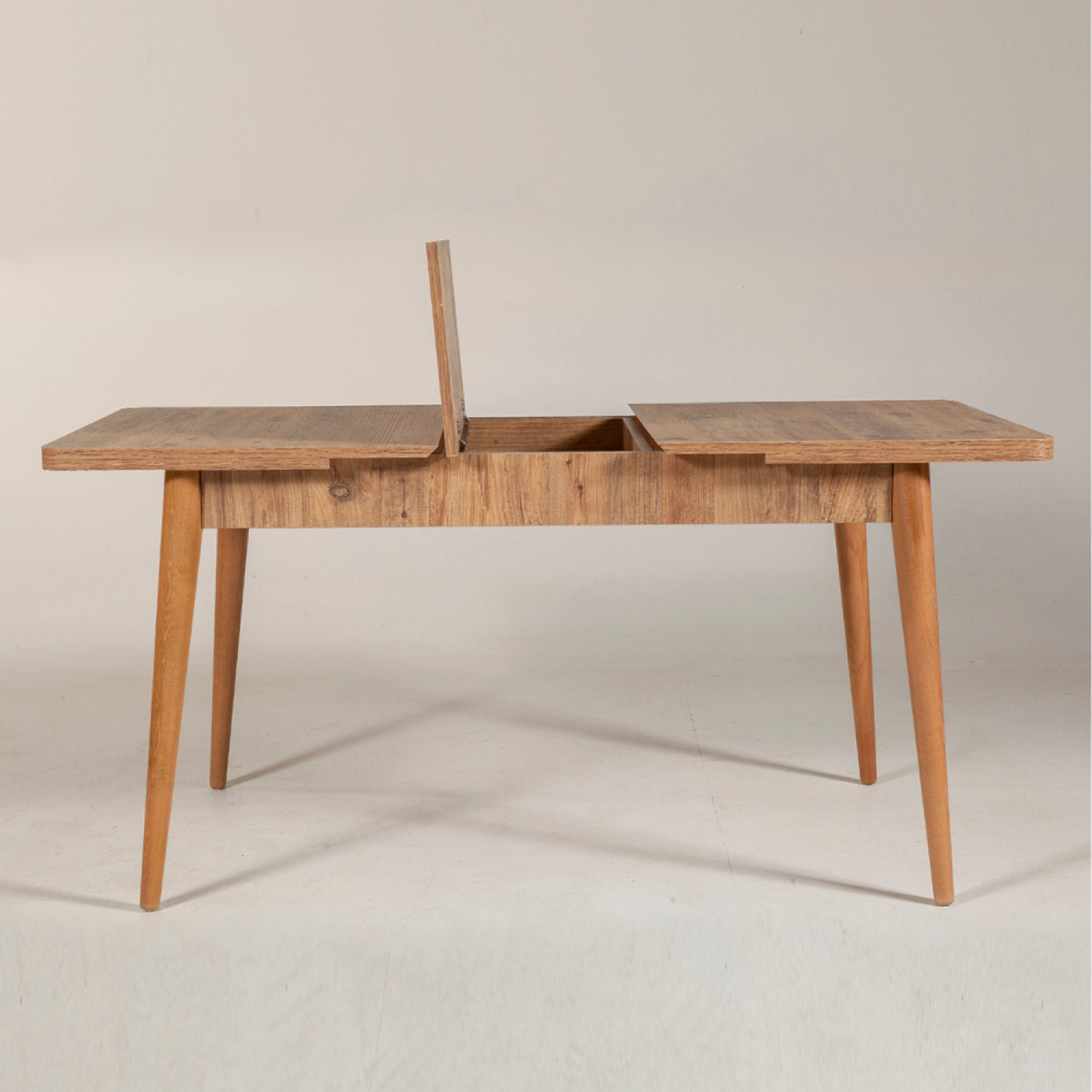 Voir la diapositive 6 : CONCEPT USINE Table extensible en bois max 6 personnes dynia