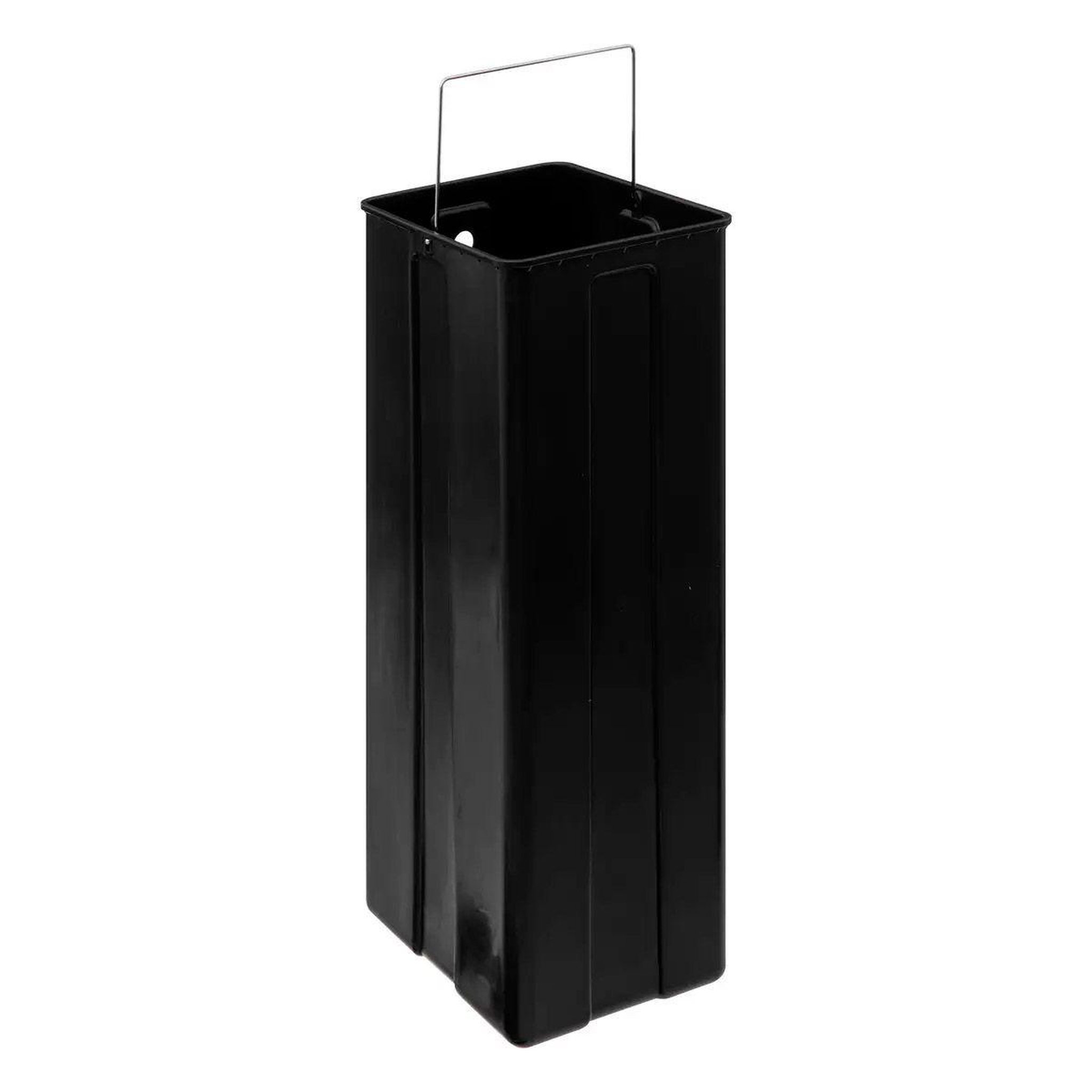 Voir la diapositive 4 : FIVE Poubelle de tri 2 bacs en métal  ariane  30l noir