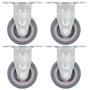 Voir la diapositive 1 : VIDAXL Roulettes fixes 4 pcs 50 mm