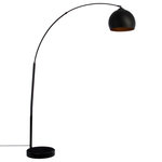 ATMOSPHERA Lampadaire en métal Contempo Chic - H. 175 cm - Noir