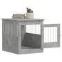 Voir la diapositive 5 : VIDAXL Meuble de cage pour chiens gris beton 64,5x80x71 cm