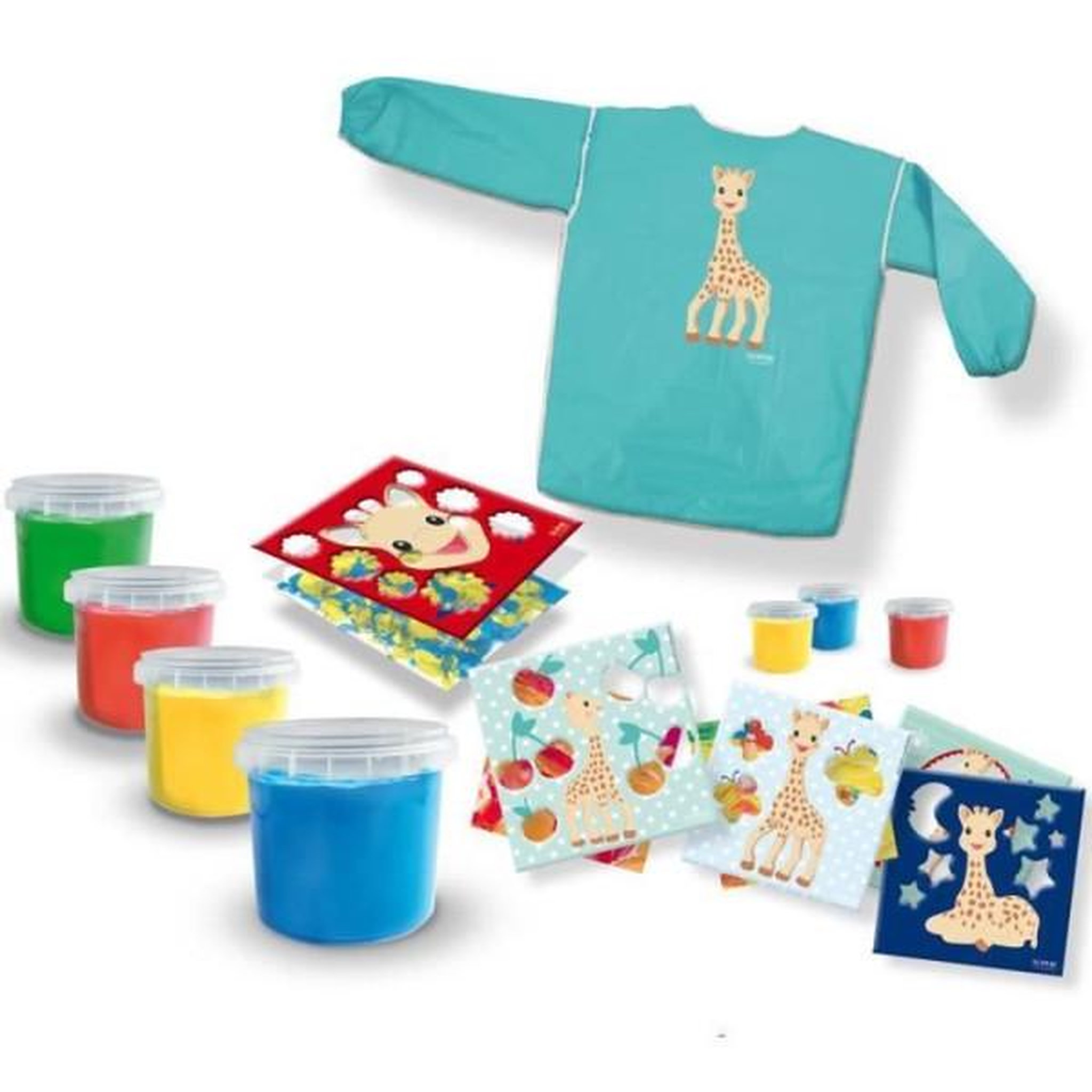 Voir la diapositive 2 : SES Creative SOPHIE LA GIRAFE Kit de peinture au doigt
