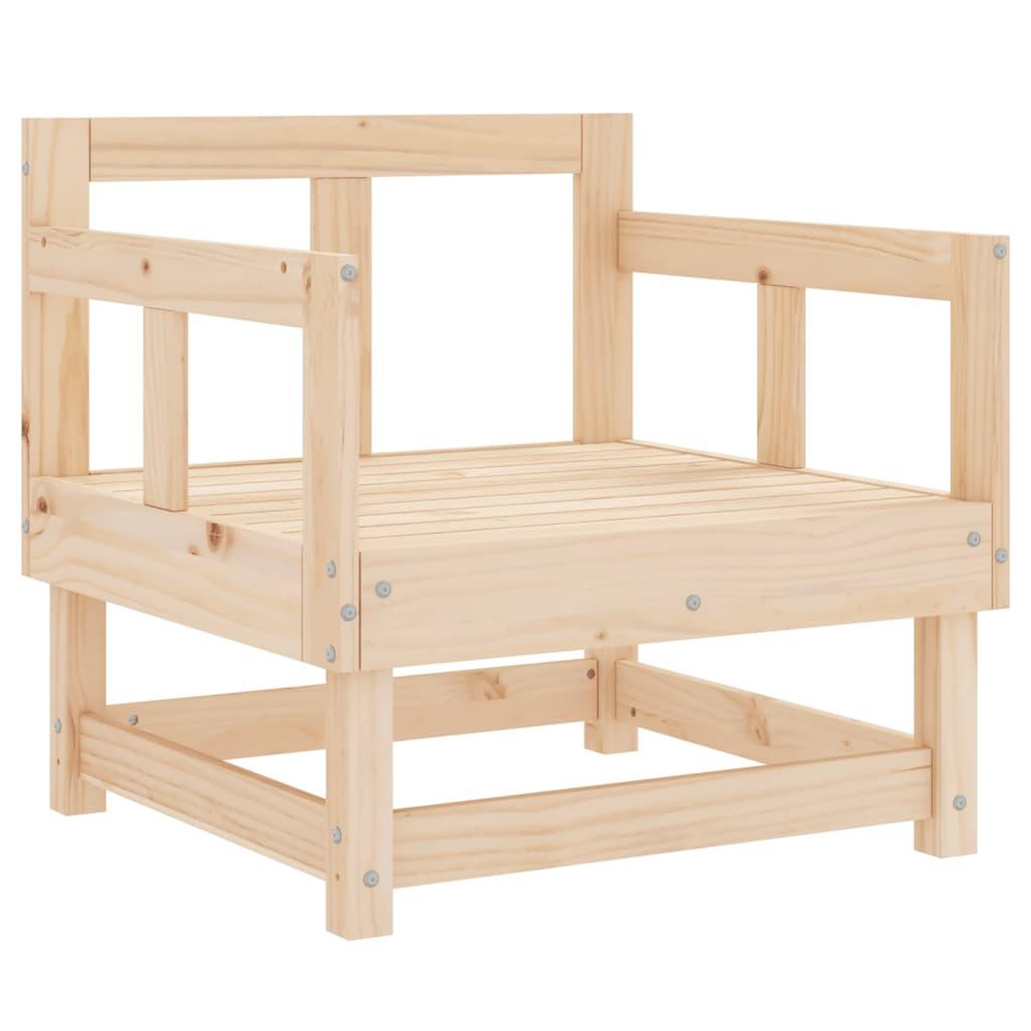 Voir la diapositive 3 : VIDAXL Chaises de jardin lot de 2 bois massif de pin