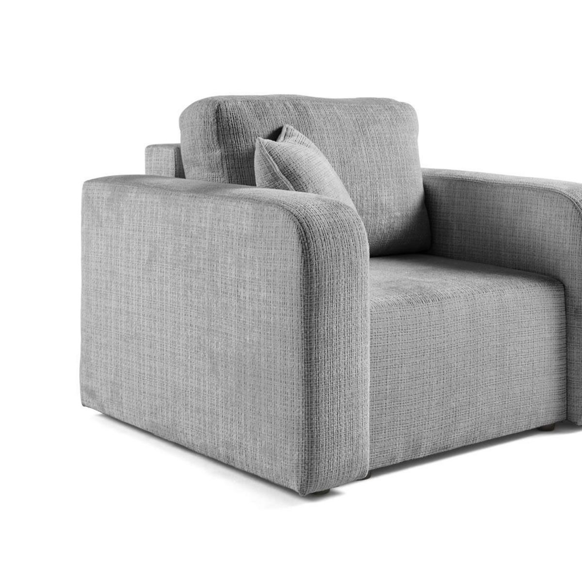 BEST MOBILIER Miro - fauteuil en velours texturé
